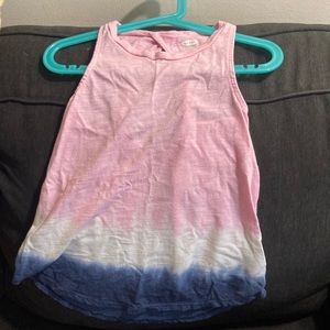 Tank with twisted detail on strap